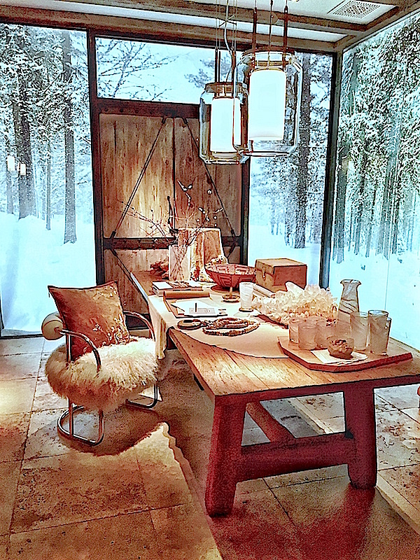 Ralph Lauren Home Modern Chalet dining room