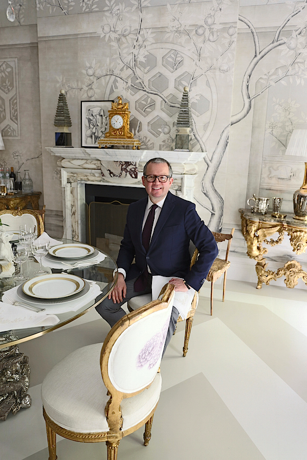 Alex Papachristidis in his Kips Bay Showhouse Dining Room