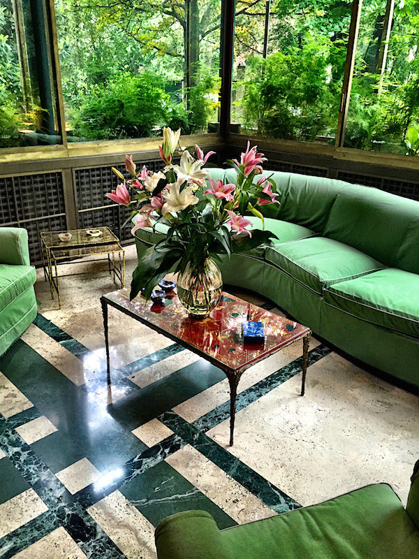 Villa Necchi garden room