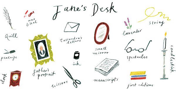 Jane austen illustrated biography