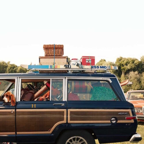 Jeep Wagoneer in Tommy Hilfiger ad