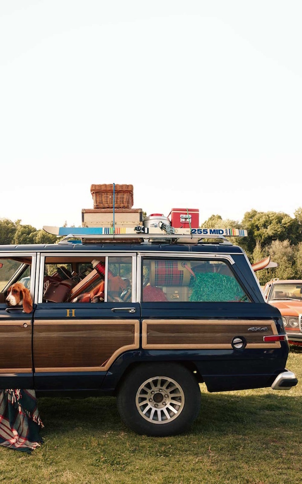 Jeep Wagoneer in Tommy Hilfiger ad