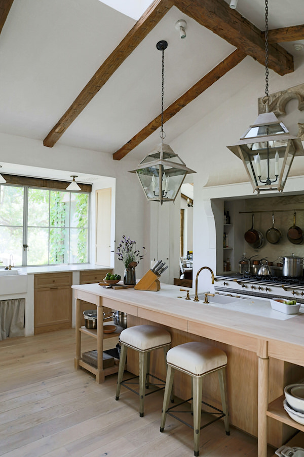 Patina Farm kitchen toward terrace