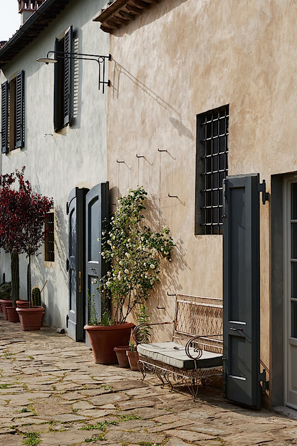 Fiona Corsini di San Giuliano's Tuscan home