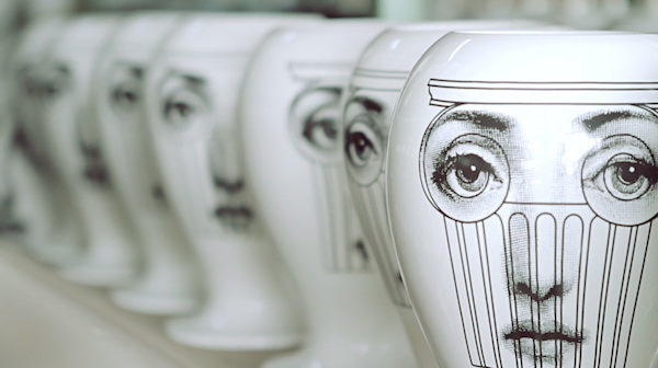 Fornasetti pottery