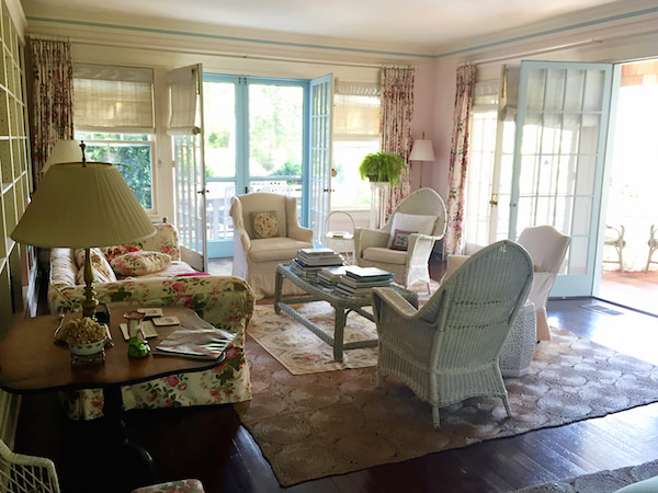 Living room at Grey Gardens