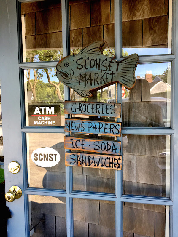 Sconset market door