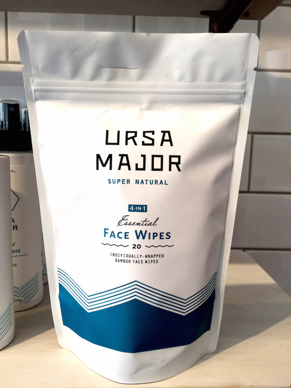 Ursa Major face wipes at Follain