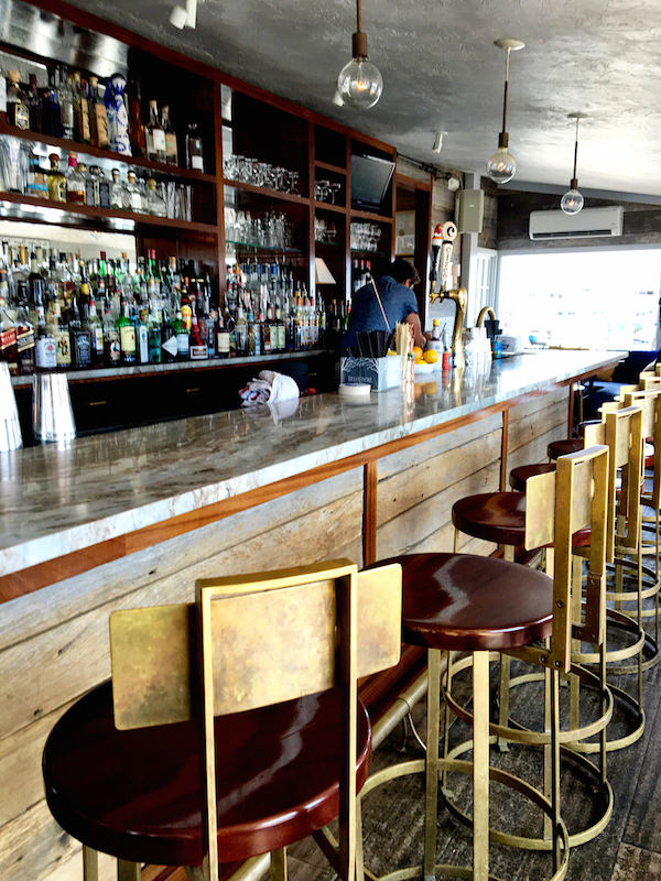 bar at Cru Nantucket