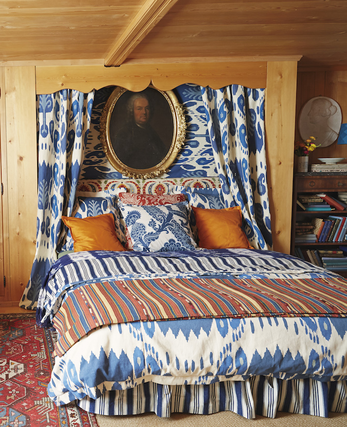 Michelle Nussbaumer Gstaad bedroom in Wanderlust