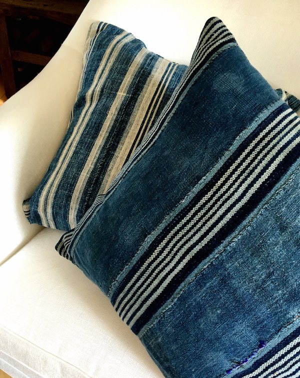 mud cloth pillows at Coast Home