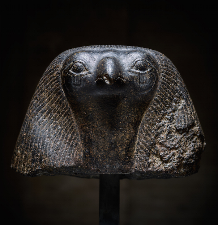 Axel Vervoordt Egyptian head at TEFAF New York Fall