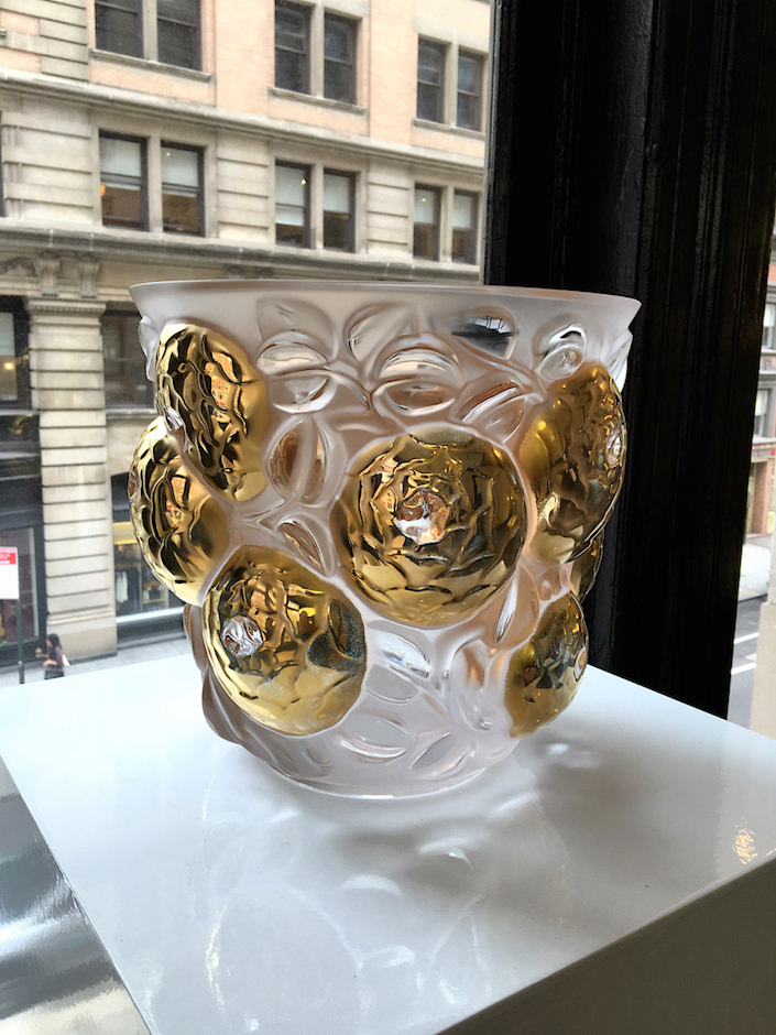 Lalique Oran Vase - fall tabletop market