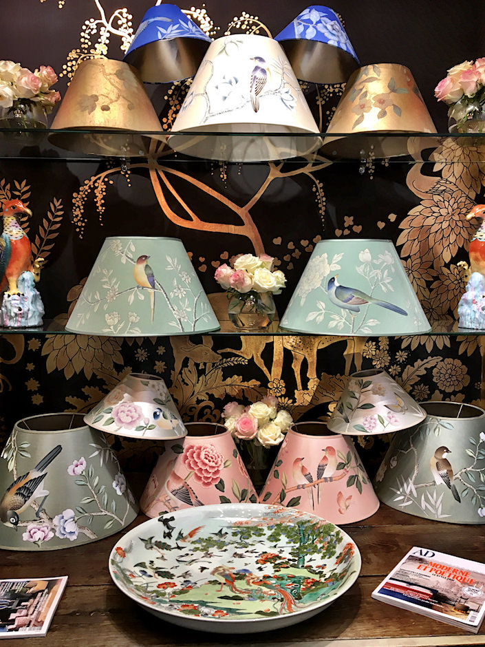 de Gournay lampshades