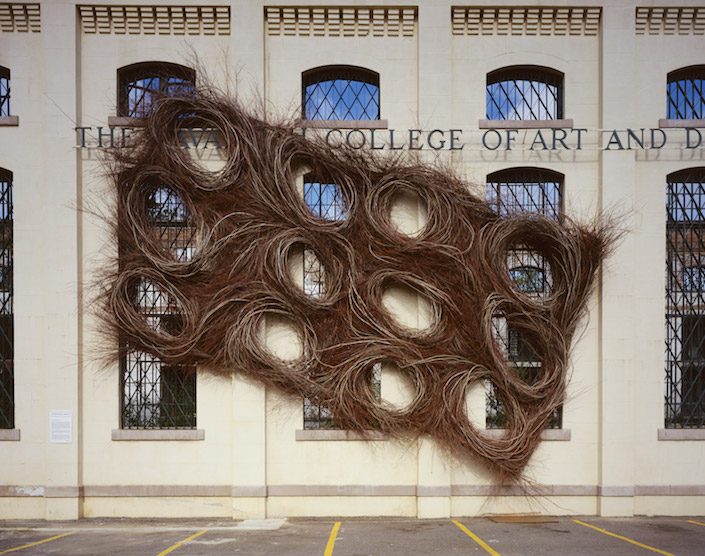 3Cell Division by Patrick Dougherty, photo Wayne Moore