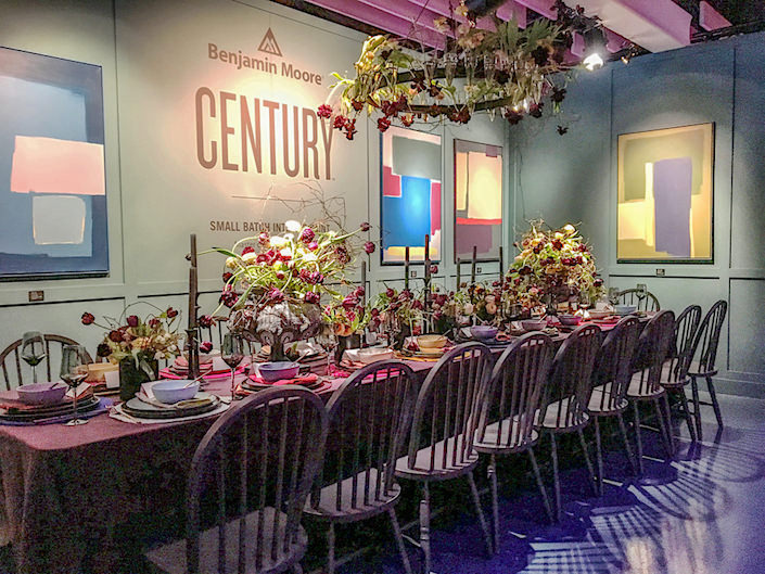 Benjamin Moore DIFFA Dining by Design 2017 tabletop