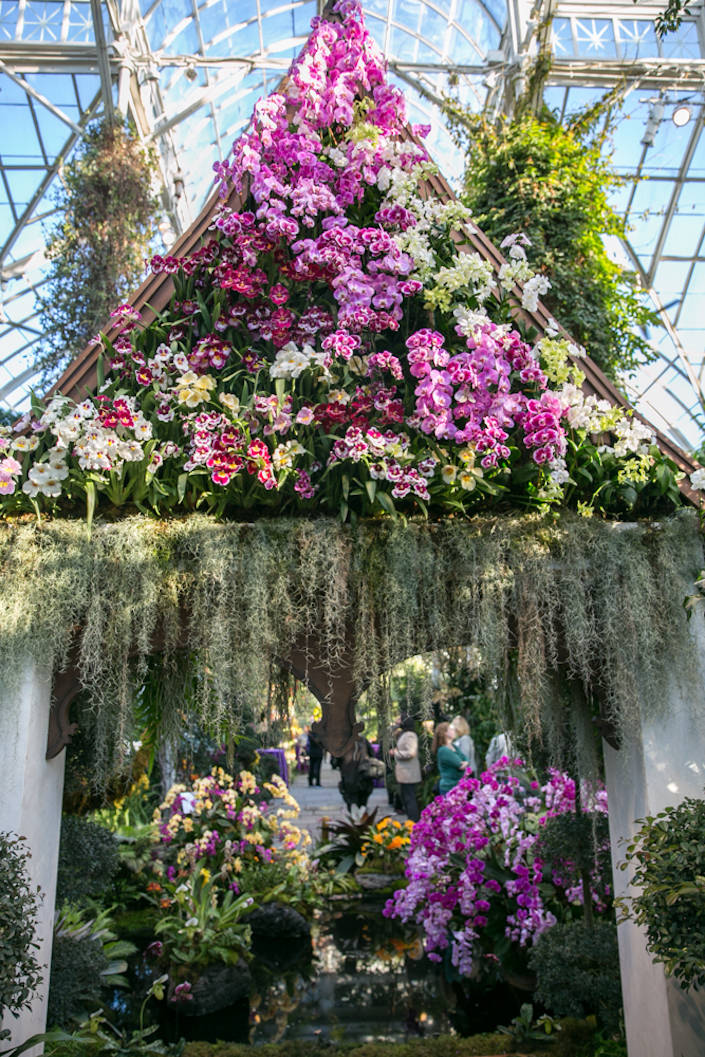 Thai pavilion at the NYBG 2017 Orchid Show