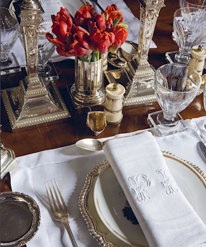 table setting by Paolo Moschino & Philip Vergeylen