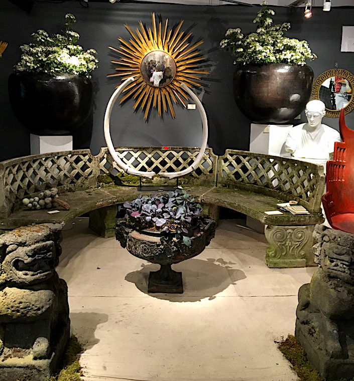 Balsamo Antiques at the NYBG Antique Garden Furniture Fair