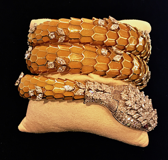 Bulgari snake watch at Simon TEakle at TEFAF New York 2017