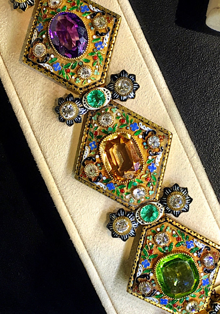 Simon Teakle bracelet at TEFAF