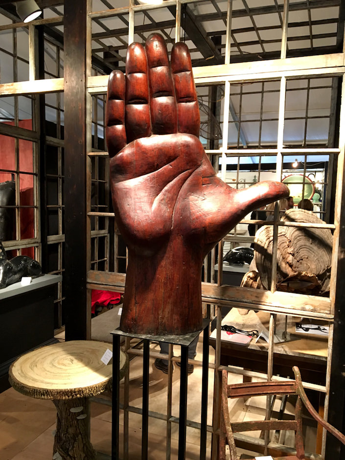 antique wooden hand from Jeffrey Henkel