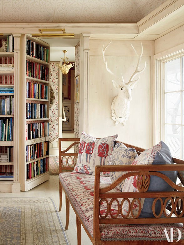 Peter Marino designed library in AD, photo by Jennifer Ash Rudick