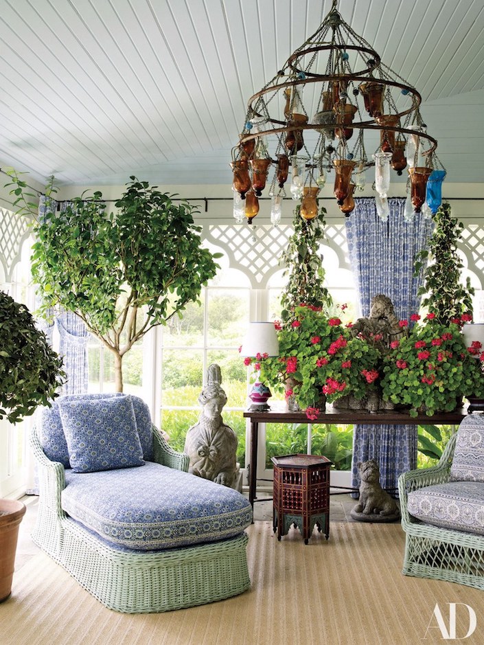 Peter Marino sunroom in AD, photo by Jennifer Ash Rudick