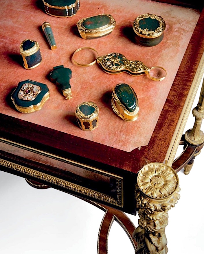 snuff boxes at Opulence at Christies sale