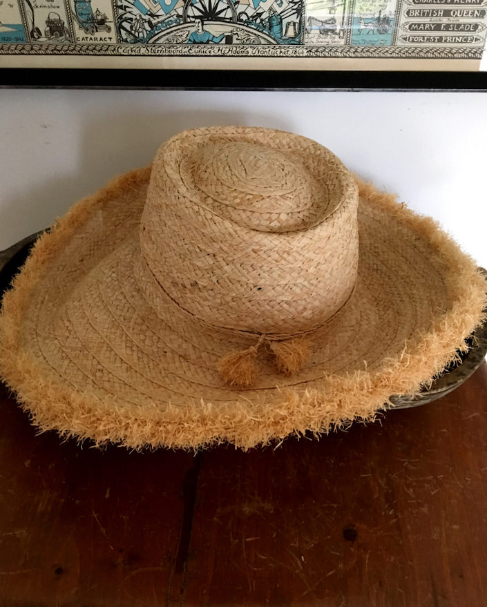 Peter Beaton straw hat