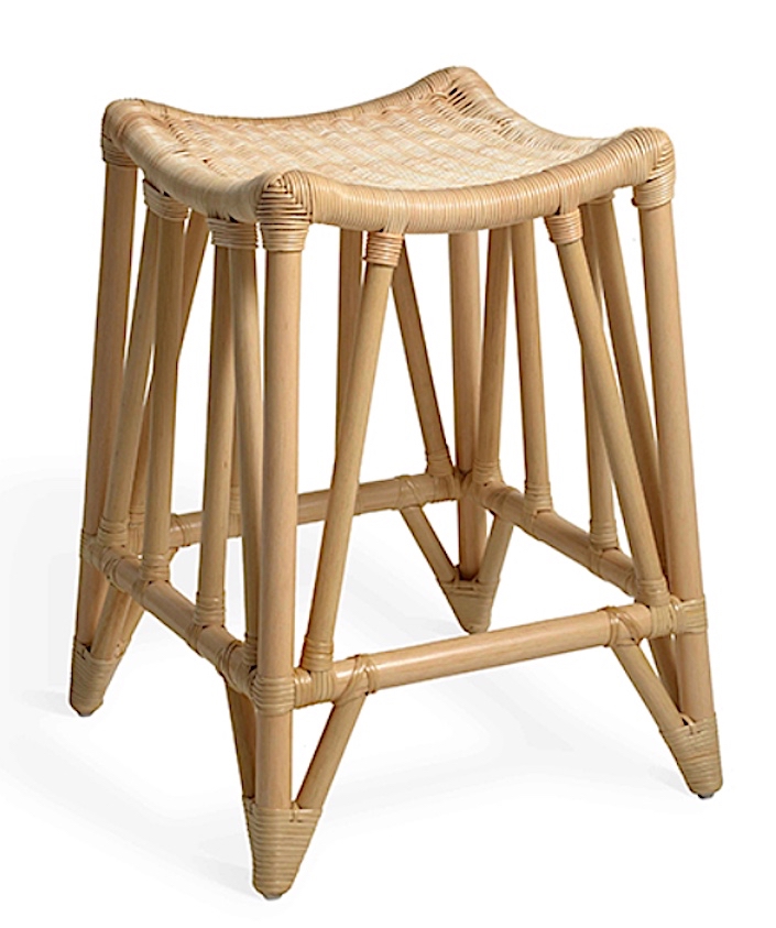 Soane wicker Thebes stool