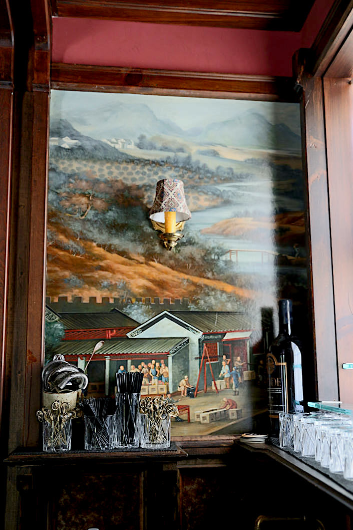 Bar mural at Greydon House