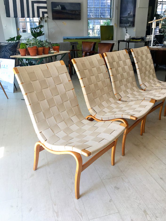 Bruno Matthson chairs at Coastal Nantucket