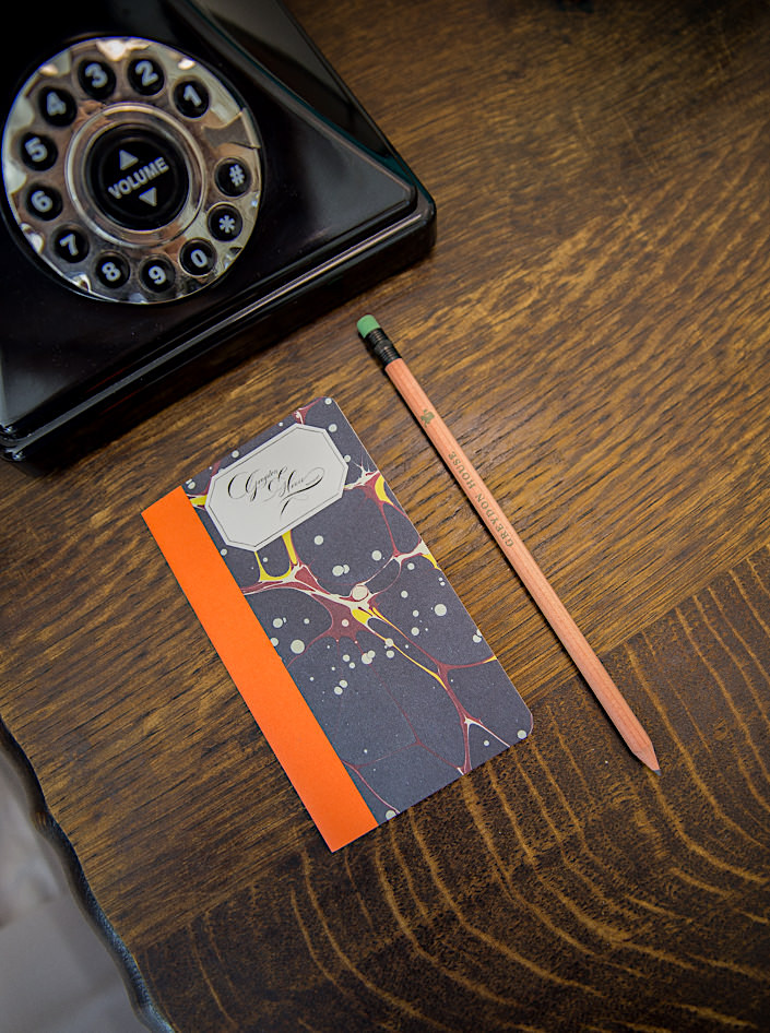 Greydon House nightstand notepad by Urchin Workshop