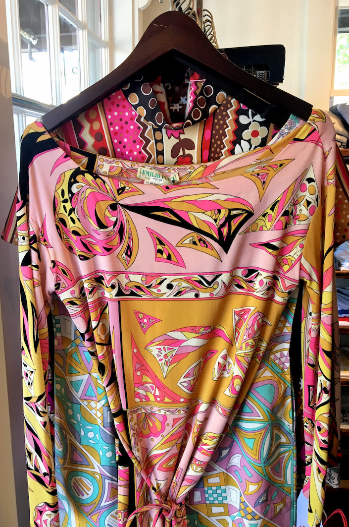 Pucci dress at Current vintage