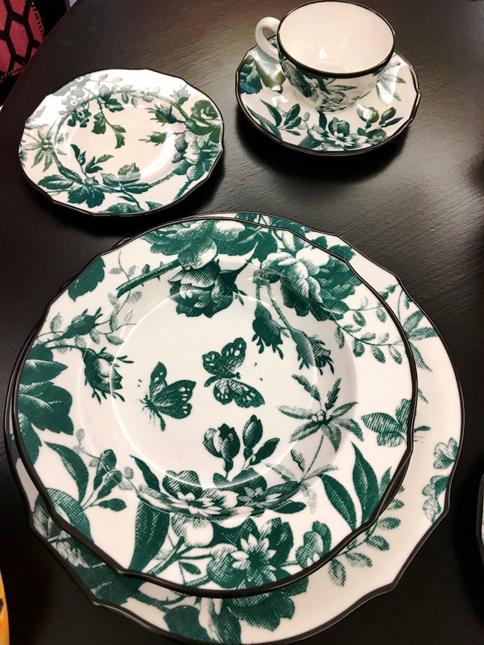 Gucci Herbarium china by Richard Ginori at Bergdorf's