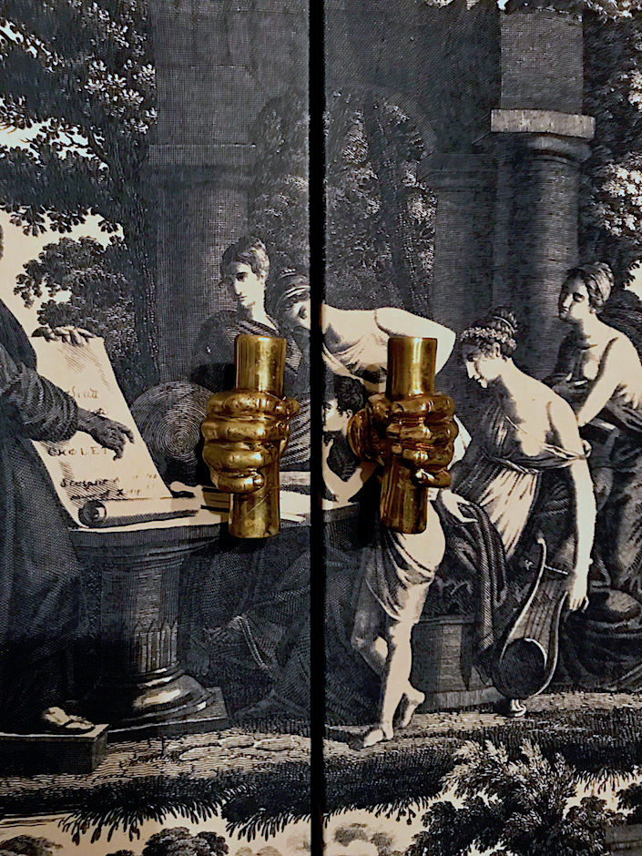 Soane hand door pulls via Quintessence