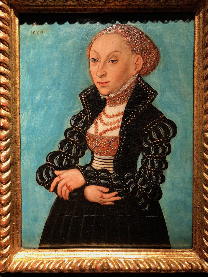 Lucas Cranach the Younger portrait at onckheere at TEFAF New York Fall