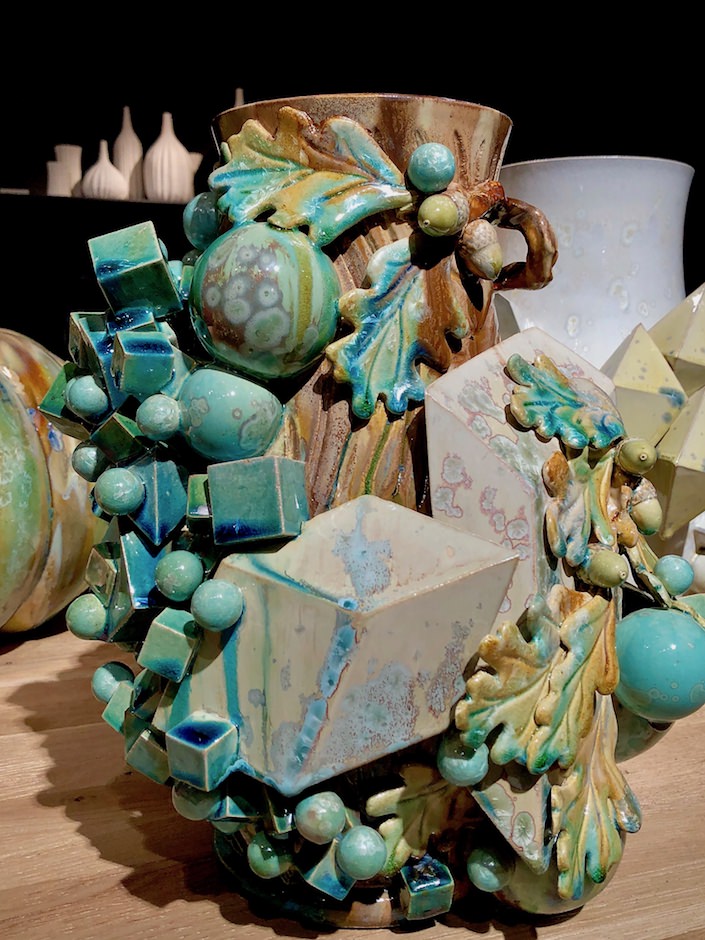 Kate Malone ceramic vase at Adrian Sassoon