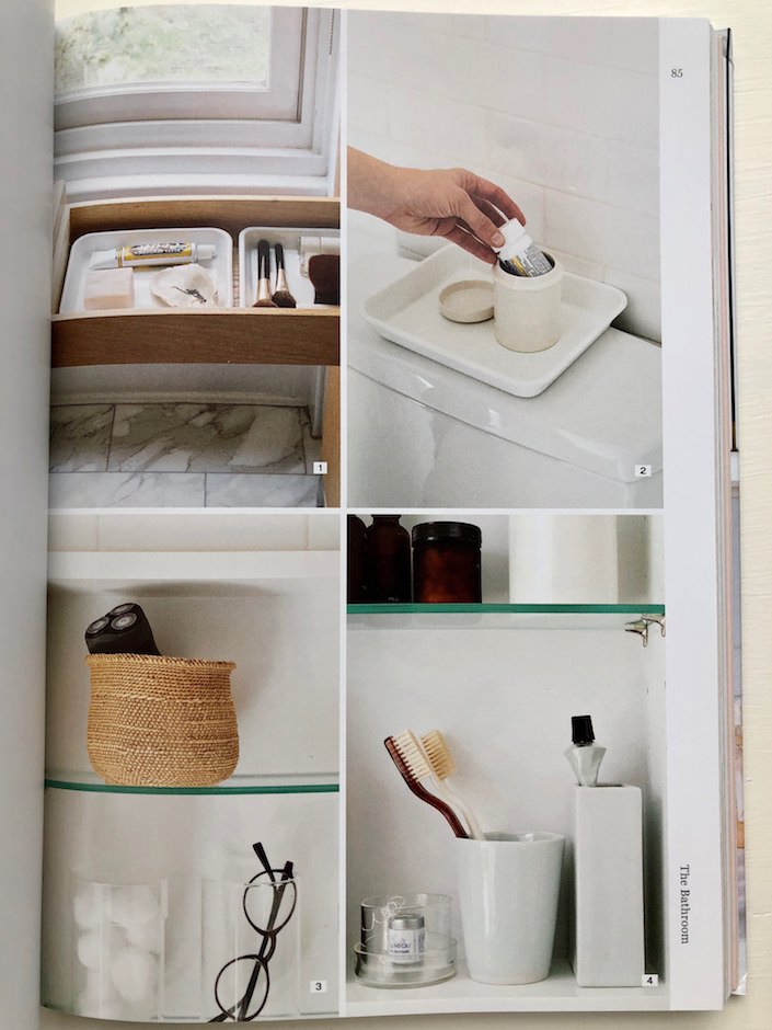 Remodelista The Organized Home bathroom storage