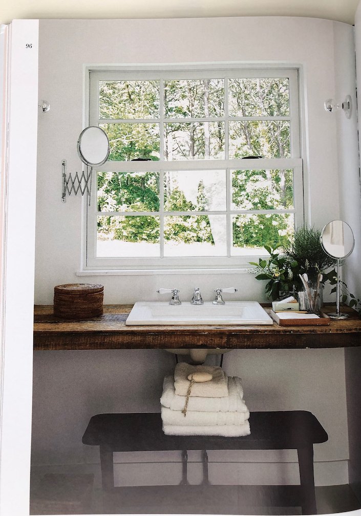 Remodelista The Organized Home in the bathroom