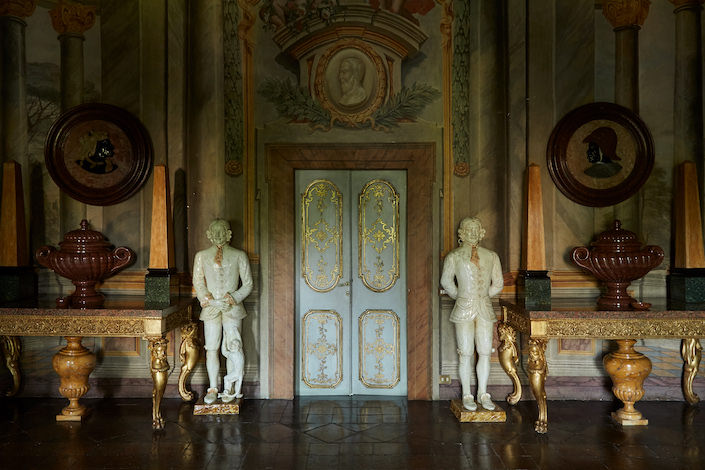 Roman house in Renzo Mongiardino book, photo by Guido Taroni