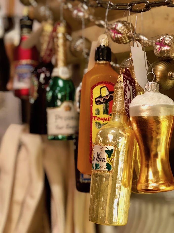 alcohol ornaments at John Derian