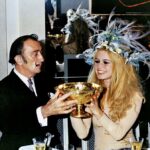 Dali and Bardot drinking champagne via Quintessence