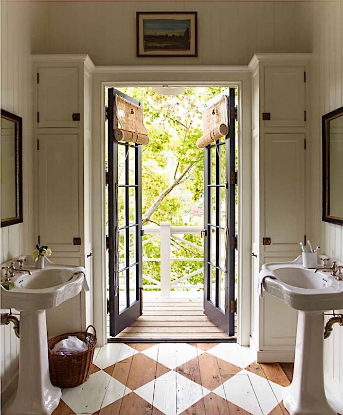 Gil Schafer bathroom in A Place to Call Home