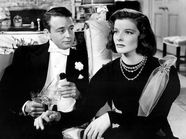 Lew Ayres and Katharine Hepburn in Holiday