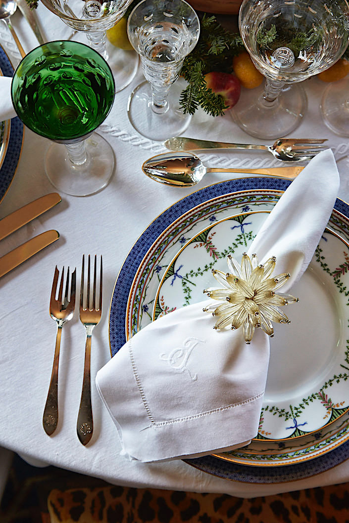 Phillip Thomas table setting, photo by Aydin Arjomand