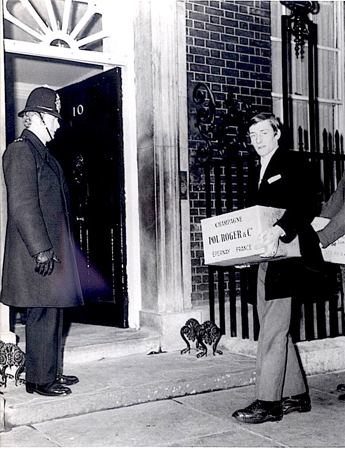 Pol Rogert being delivered to 10 Downing Street