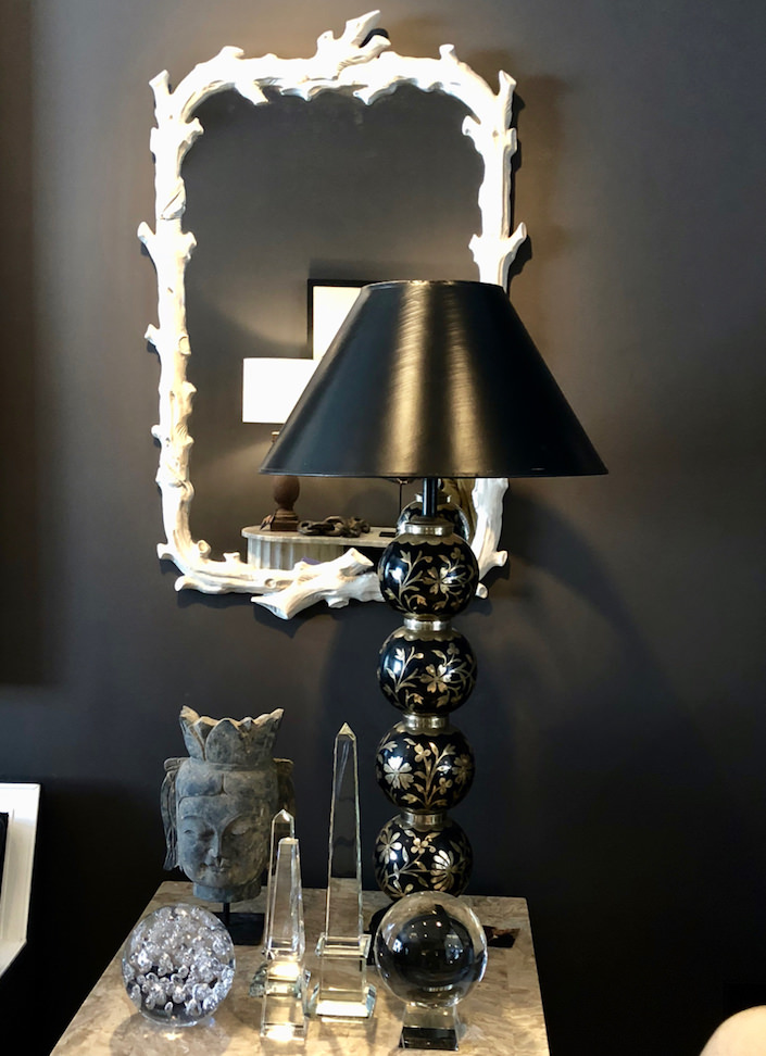 faux bois mirror at George Home