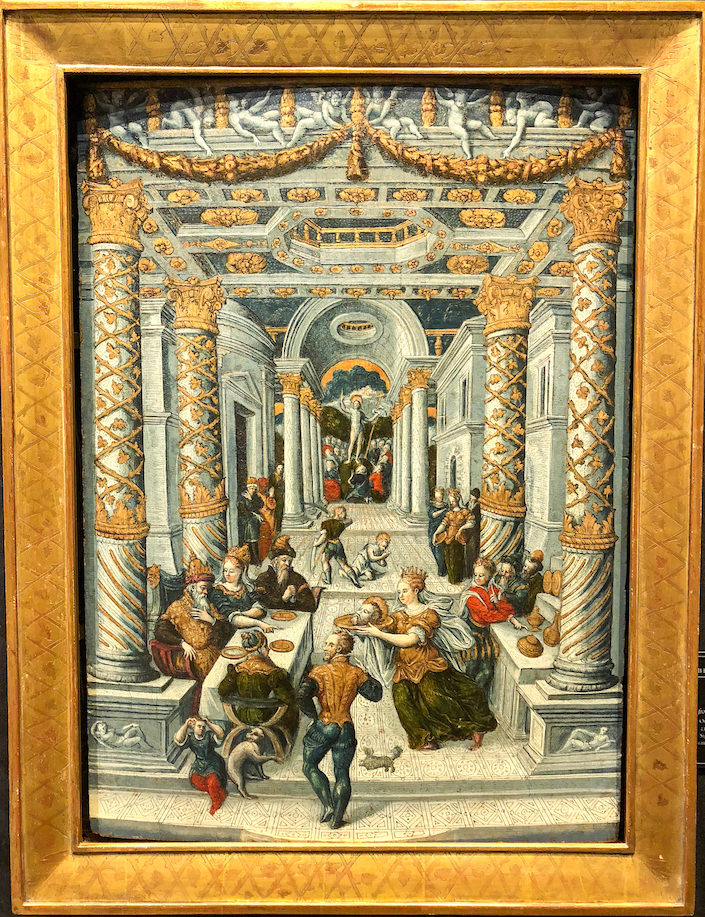 16th century oil at Robert Simon Fine Art at the 2018 Winter Antiques Show